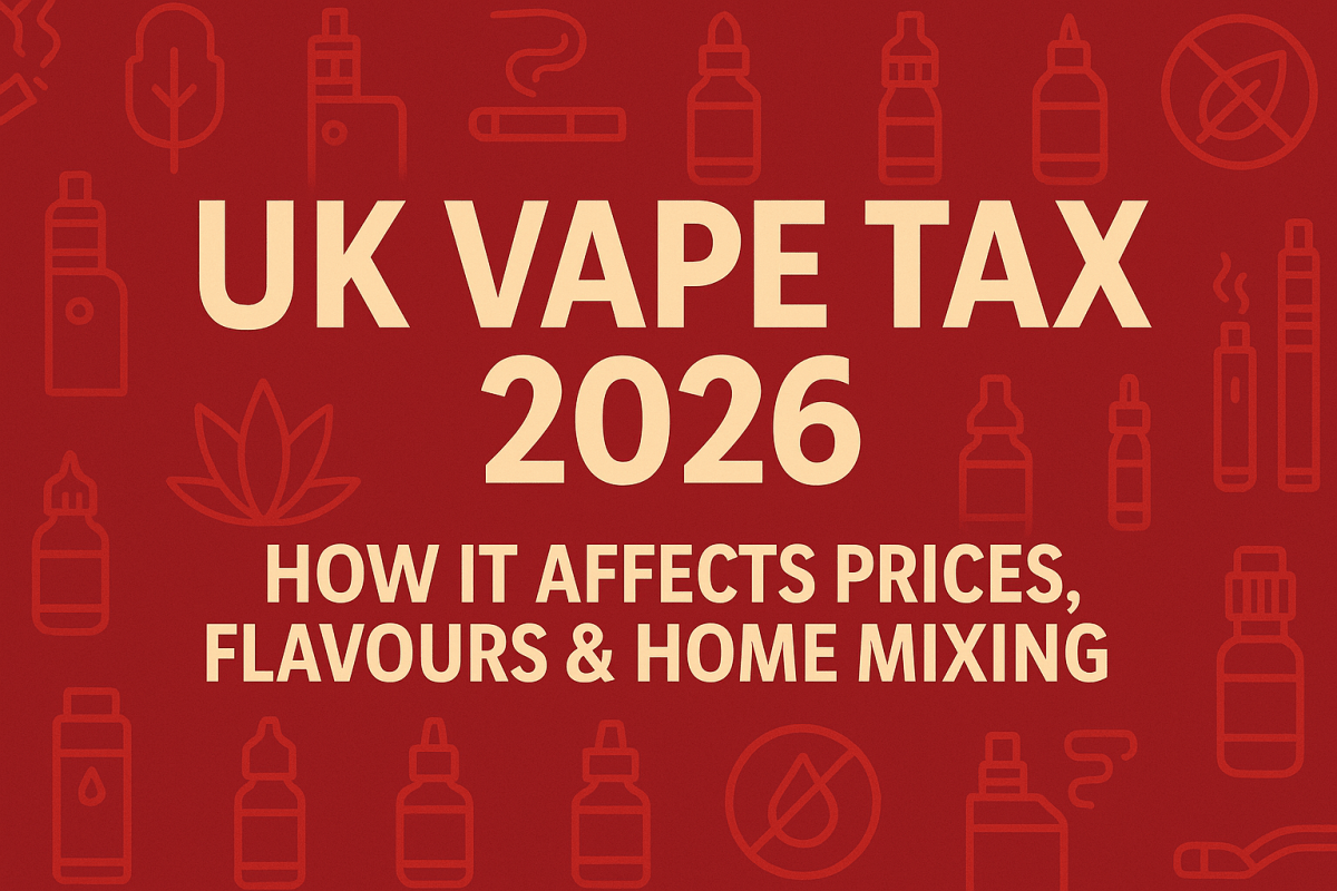 UK Vape Tax 2026: How It Affects Prices, Flavours & Home Mixing Manabush Eliquid - Tobacco E-liquid and Vape Juice UK Vape Tax 2026: How It Affects Prices, Flavours & Home Mixing Manabush Eliquid - Tobacco E-liquid and Vape Juice