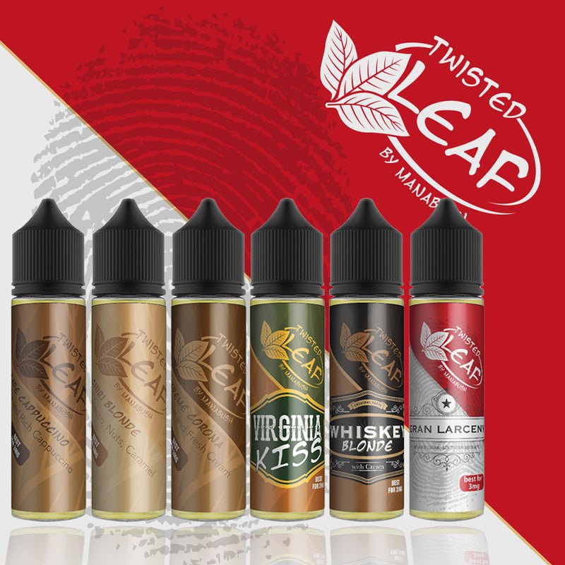 Twisted Leaf - Cleverly blended flavoured Tobacco E-liquids - Manabush Eliquid