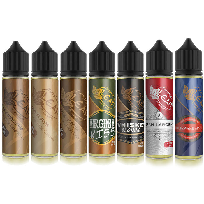 Twisted Leaf By Manabush - The Full Range - Manabush Eliquid - Tobacco E-liquid and Vape Juice