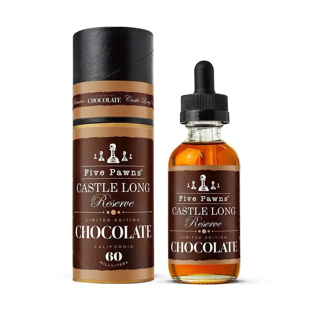 Black Flag Risen E-liquide Castle Long Reserve Chocolate Five Pawns - 50ml F: Toasted Almond Australia Black Flag Risen E-liquide Castle Long Reserve Chocolate Five Pawns - 50ml F: Toasted Almond Australia