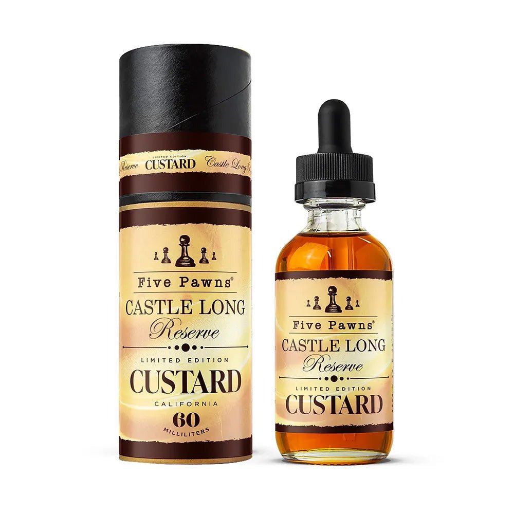 Castle Long Reserve - Custard Limited Edition Manabush Eliquid - Tobacco E-liquid and Vape Juice Castle Long Reserve - Custard Limited Edition Manabush Eliquid - Tobacco E-liquid and Vape Juice