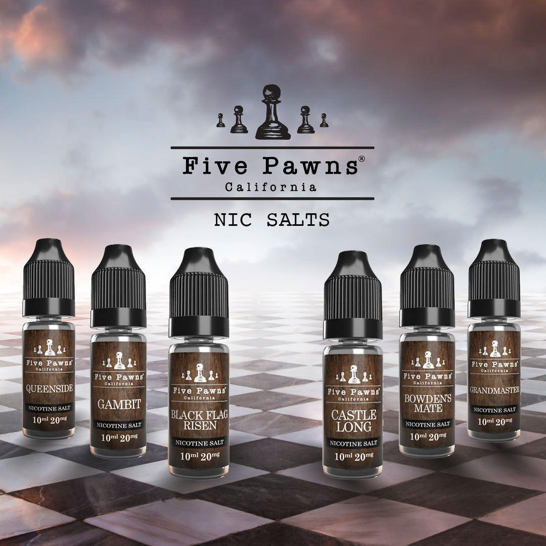 Five Pawns - Nic Salt Product Shots