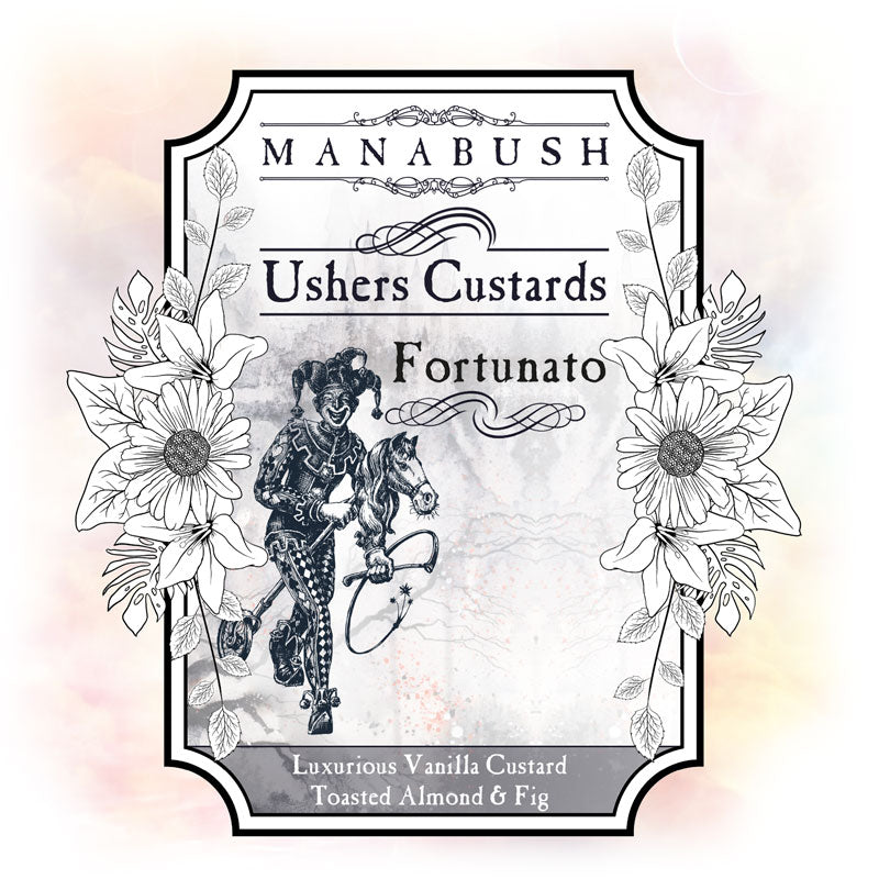 Fortunato from Ushers Custards - A rich Custard with a dark edge of toasted almond and rich fig - By Manabush