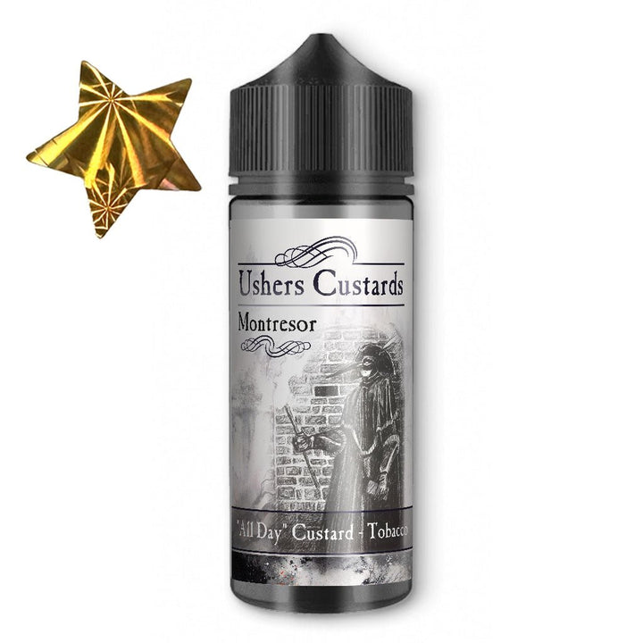 Montresor - Gold Edition - Ushers Custards Limited Edition - Manabush Eliquid - Tobacco E - liquid and Vape Juice