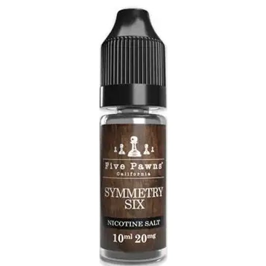 Symmetry Six 10ml Nic Salt By Five Pawns - Manabush Eliquid - Tobacco E-liquid and Vape Juice