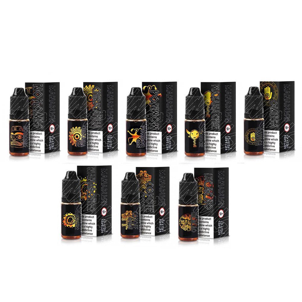 The Nokomis Full Range 10mls - Manabush Eliquid - Tobacco E - liquid and Vape Juice