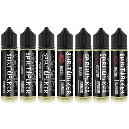 The Spiritwalker Reborn - Full Range Bundle for 3mg 50ml Shortfills - Manabush Eliquid - Tobacco E-liquid and Vape Juice