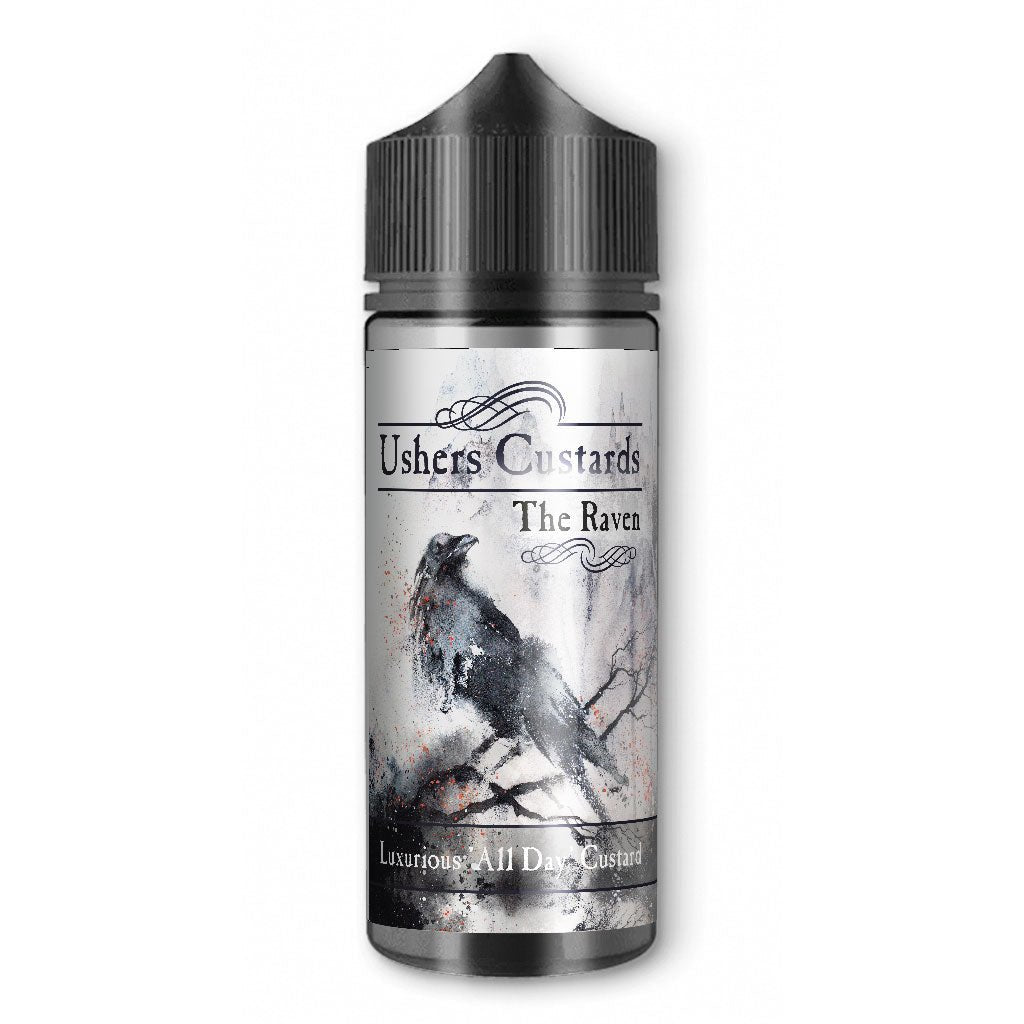 Ushers Custards - The Raven - 100ml Custard E - liquid - Manabush Eliquid - Tobacco E - liquid and Vape Juice