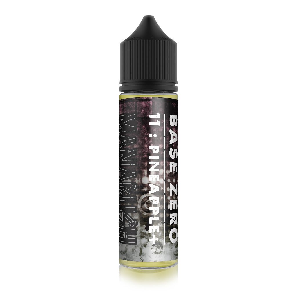 Base Zero 11 : Pineapple+ - Thick Pineapple Juice flavoured uk eliquid - Manabush Eliquid - Tobacco E-liquid and Vape Juice