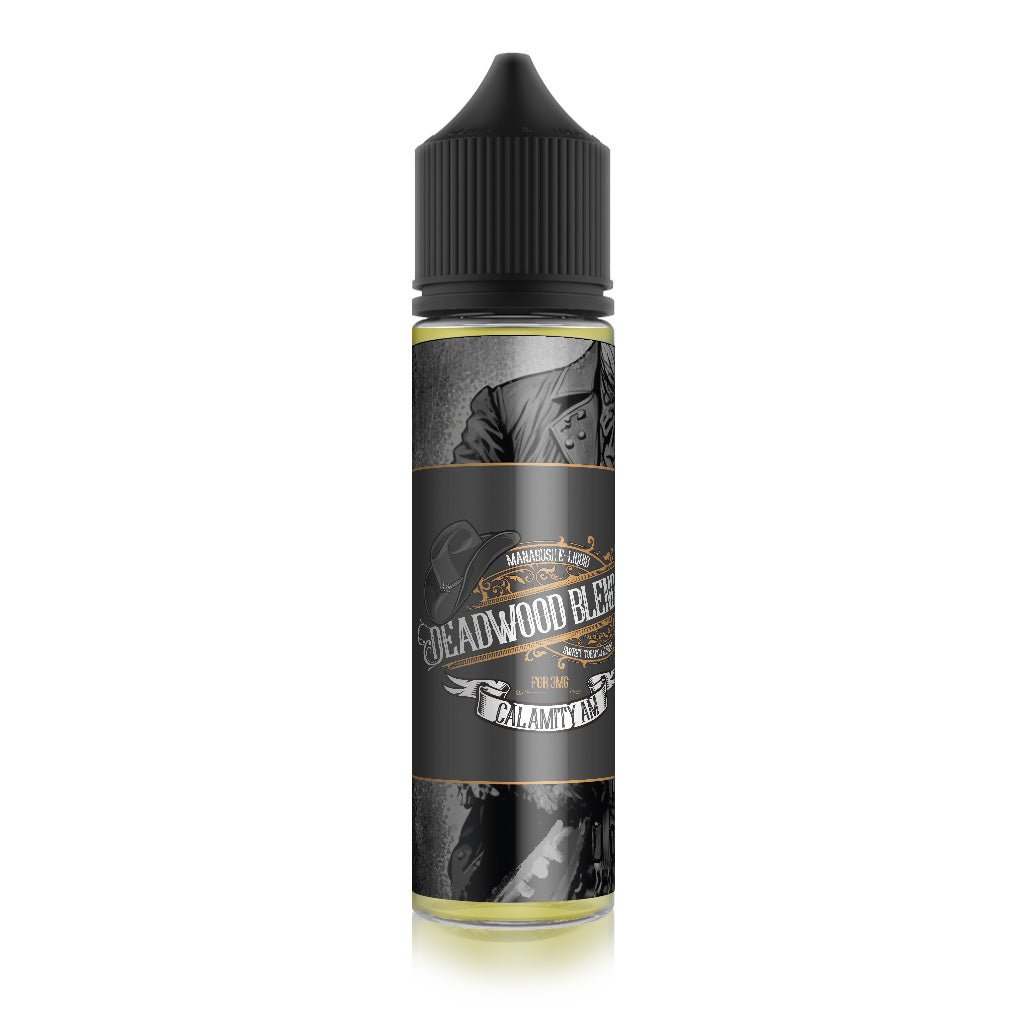 Deadwood Blends: Calamity AM, Tobacco, Pastry, Almond, Fig and Vanilla Cream Manabush Eliquid - Tobacco E-liquid and Vape Juice Deadwood Blends: Calamity AM, Tobacco, Pastry, Almond, Fig and Vanilla Cream Manabush Eliquid - Tobacco E-liquid and Vape Juice