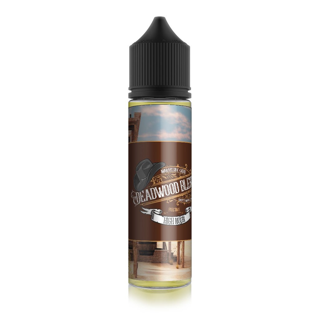 Deadwood Blends: High Noon - Sweet Tobacco, Nuts, Caramel Manabush Eliquid - Tobacco E-liquid and Vape Juice Deadwood Blends: High Noon - Sweet Tobacco, Nuts, Caramel Manabush Eliquid - Tobacco E-liquid and Vape Juice