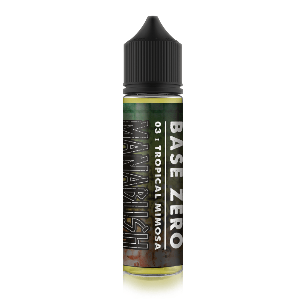 Base Zero 03 : Tropical Mimosa - Tropical fruits and Champagne UK Eliq Manabush Eliquid - Tobacco E-liquid and Vape Juice Base Zero 03 : Tropical Mimosa - Tropical fruits and Champagne UK Eliq Manabush Eliquid - Tobacco E-liquid and Vape Juice