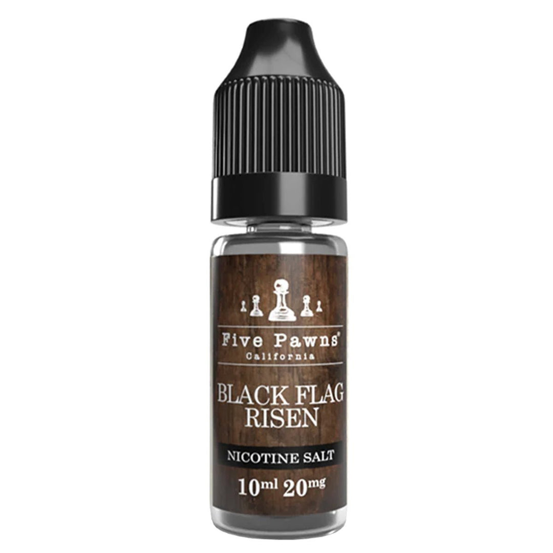 Black Flag Risen 10ml Nic Salt E-liquid By Five Pawns - Manabush Eliquid - Tobacco E-liquid and Vape Juice