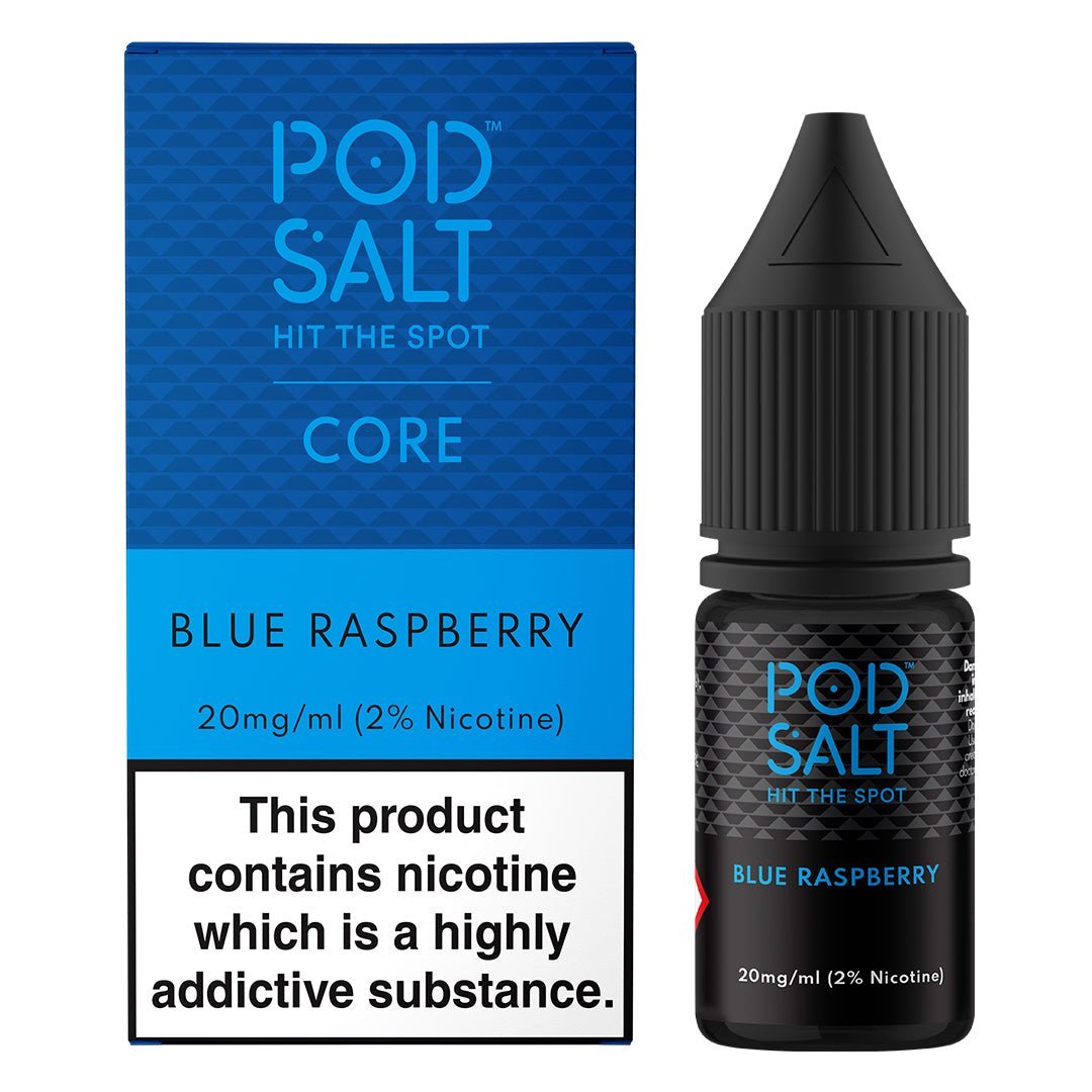 Blue Raspberry 10ml Nic Salt By Pod Salt - Manabush Eliquid - Tobacco E-liquid and Vape Juice