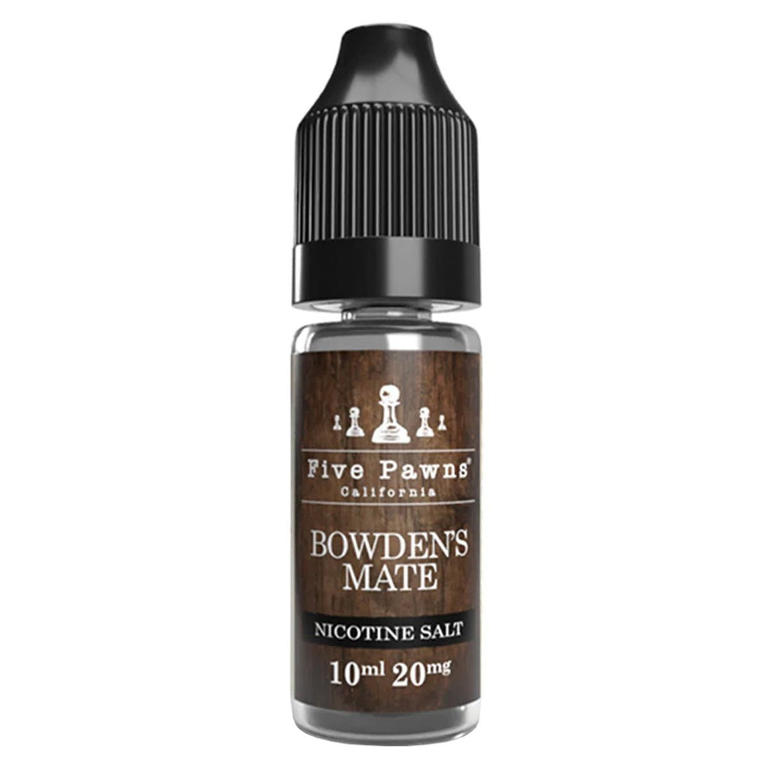 Bowdens Mate 10ml Nic Salt By Five Pawns - Manabush Eliquid - Tobacco E-liquid and Vape Juice