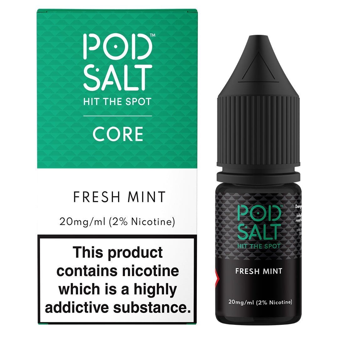 Fresh Mint 10ml Nic Salt By Pod Salt - Manabush Eliquid - Tobacco E-liquid and Vape Juice