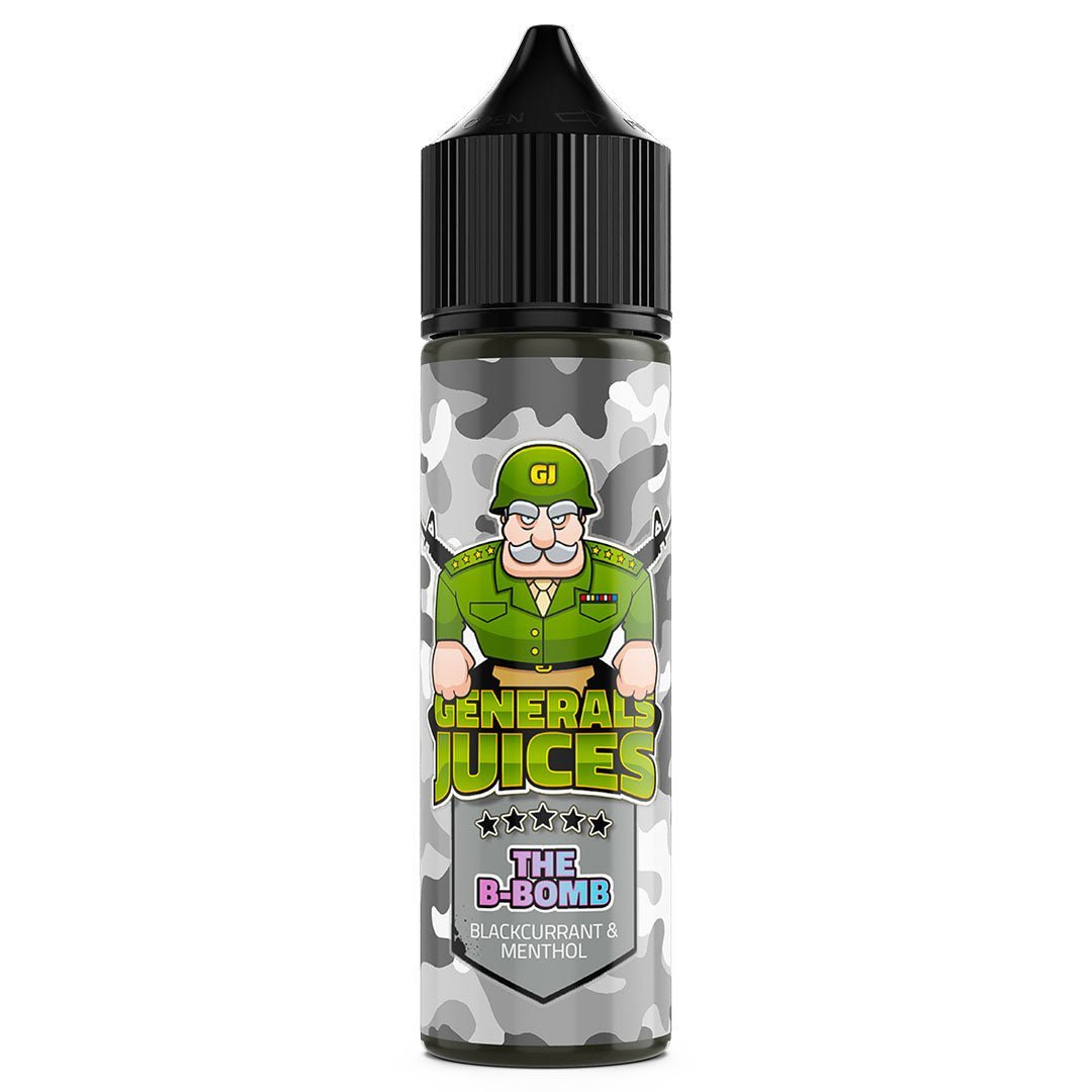 Generals Juices - B-Bomb 50ml Shortfill - Manabush Eliquid - Tobacco E-liquid and Vape Juice