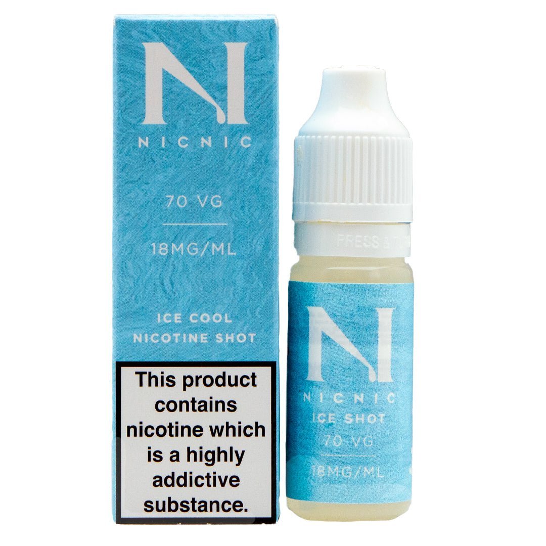 70VG Ice Nic Shot 18mg - Manabush Eliquid - Tobacco E-liquid and Vape Juice
