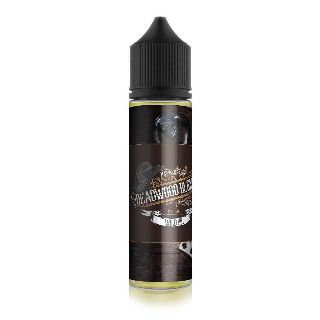 Deadwood Blends: Wild Bil - Tobacco, Pastry, Whisky and Cream E-liquid - Manabush Eliquid - Tobacco E-liquid and Vape Juice