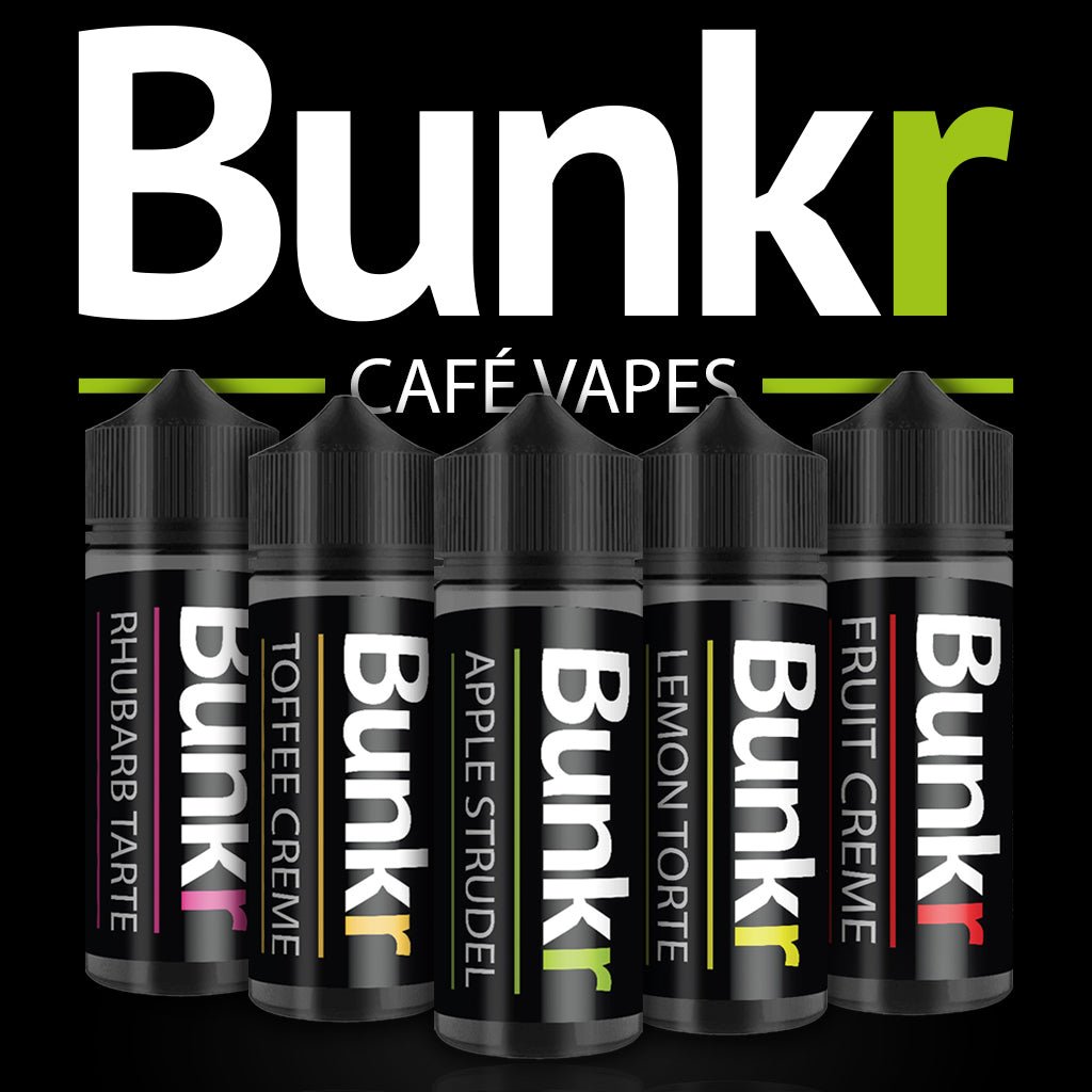 BUNKR - Cafe Vapes Full Range Bundle for DTL - Manabush Eliquid - Tobacco E-liquid and Vape Juice