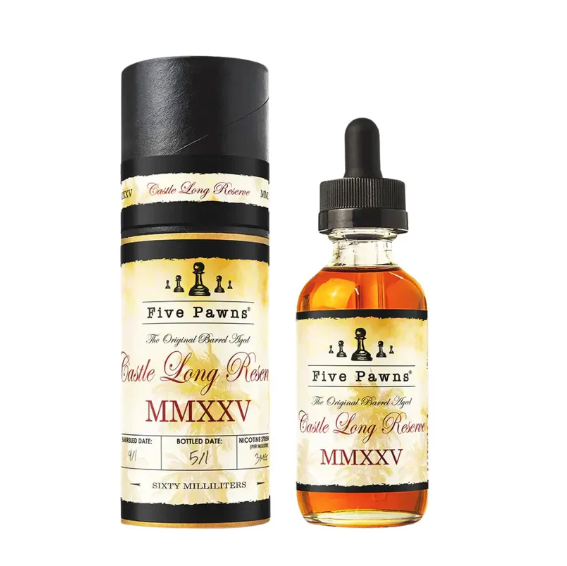 Castle Long Reserve - Holiday Edition MMXXIV - 50ml Shortfill By Five Pawns - Manabush Eliquid - Tobacco E - liquid and Vape Juice