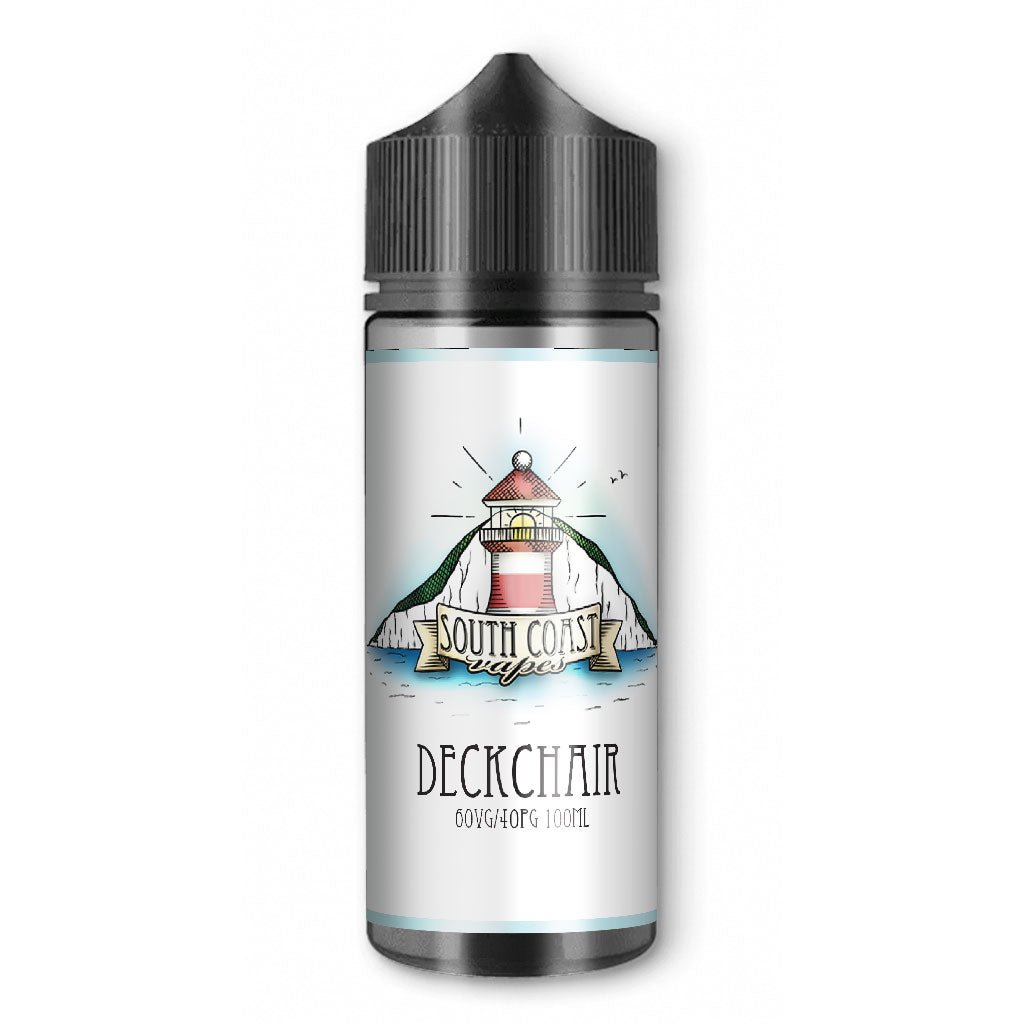 Deckchair - By South Coast Vapes 100ml Shortfill - Manabush Eliquid - Tobacco E-liquid and Vape Juice