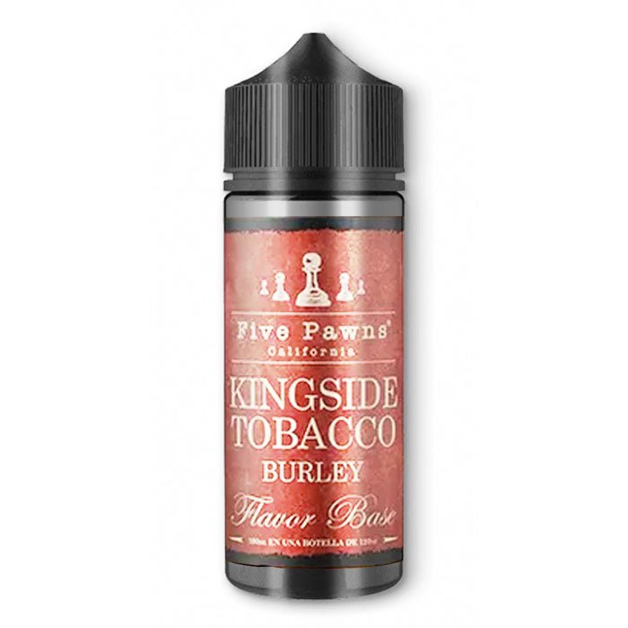 Kingside Tobacco Burley - 100ml Shortfill By Five Pawns - Manabush Eliquid - Tobacco E - liquid and Vape Juice