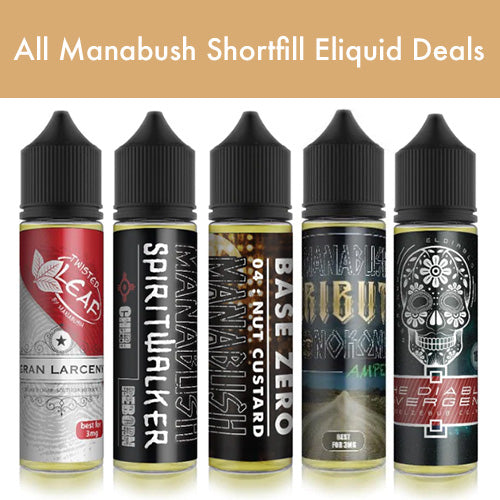 All Manabush Produced Shortfill E-liquid Deals