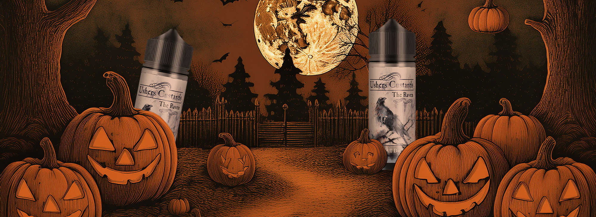 The Raven - Halloween Special with pumpkin Spice 100ml Shortfill
