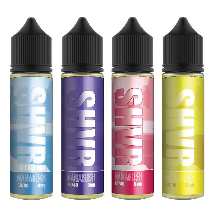 SHVR Ice - Cool E - Liquid Range – Full Range - Manabush Eliquid - Tobacco E - liquid and Vape Juice