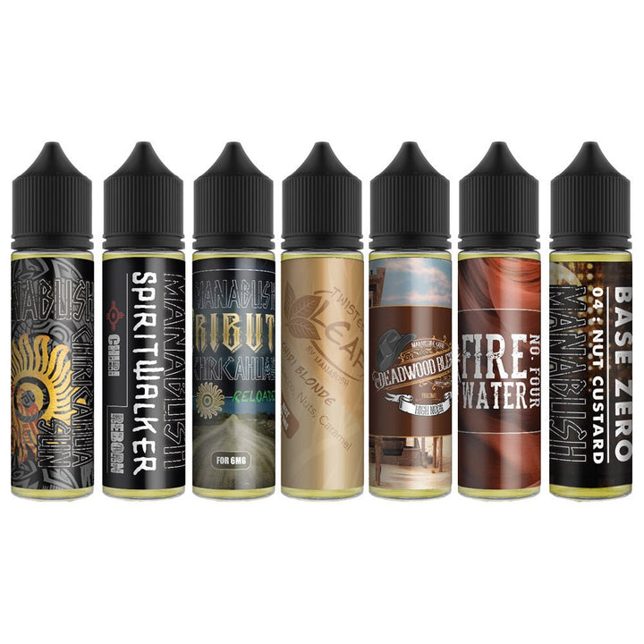 The Chiri Pack - Every version of this award winning E - liquid - Manabush Eliquid - Tobacco E - liquid and Vape Juice