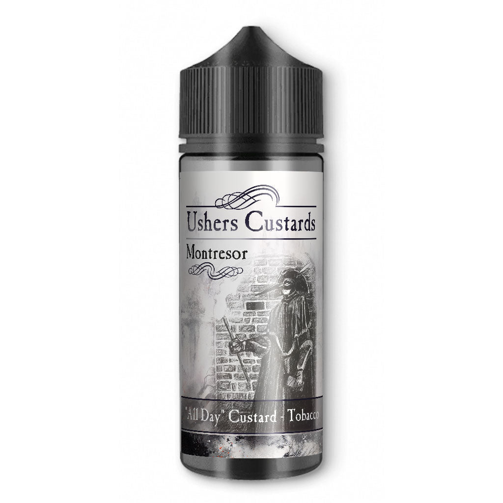 Ushers Custards - Montresor - 100ml Custard Tobacco E - liquid - Manabush Eliquid - Tobacco E - liquid and Vape Juice