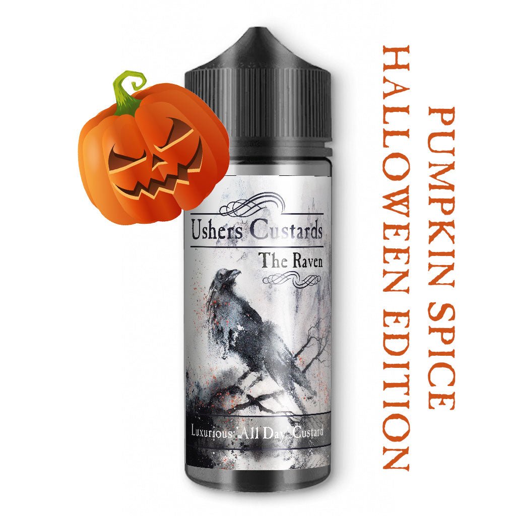 Ushers Custards - The Raven - Halloween Special - Manabush Eliquid - Tobacco E - liquid and Vape Juice