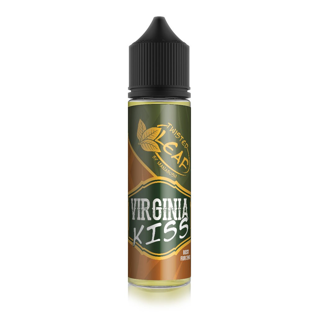 Virginia Kiss: Virginia Tobacco, Butterscotch Caramel, and Cream - Manabush Eliquid - Tobacco E-liquid and Vape Juice