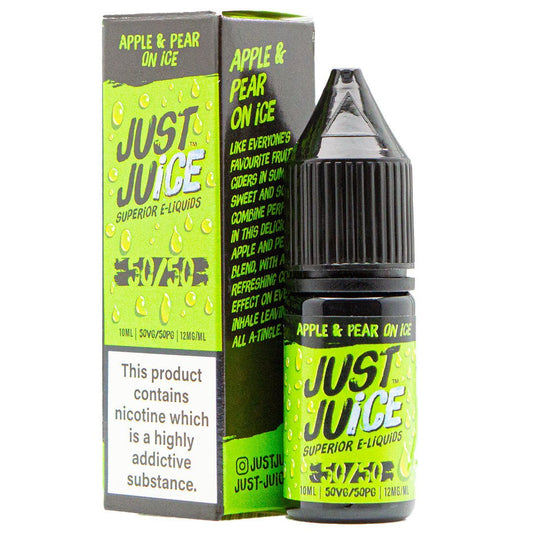 Apple & Pear On Ice By Just Juice 10ml Eliquid - Manabush Eliquid