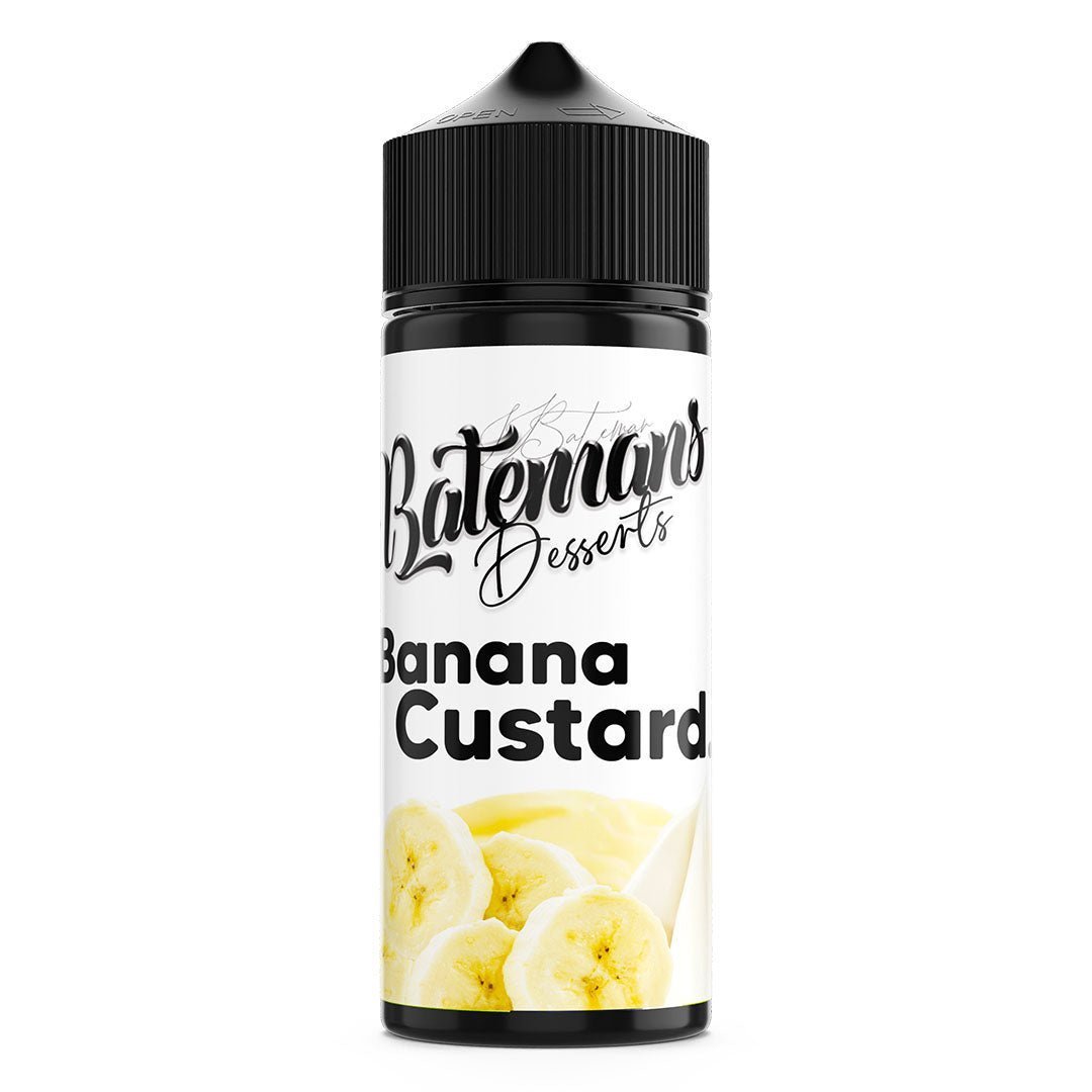 Banana & Custard 100ml Shortfill By Bateman's - Manabush Eliquid - Tobacco E-liquid and Vape Juice
