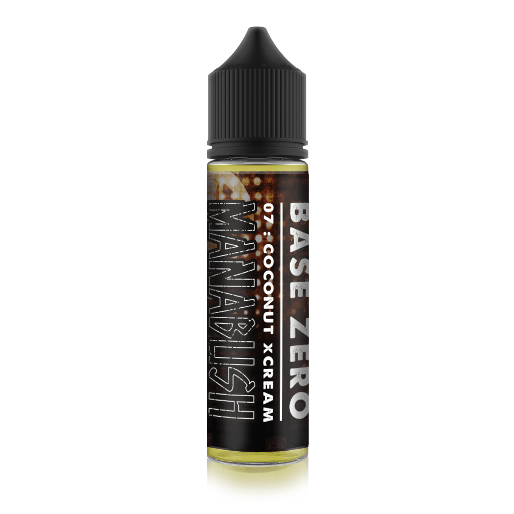 Base Zero 07 : Coconut xCream - Coconut Cream Uk Eliquid. - Manabush Eliquid - Tobacco E-liquid and Vape Juice