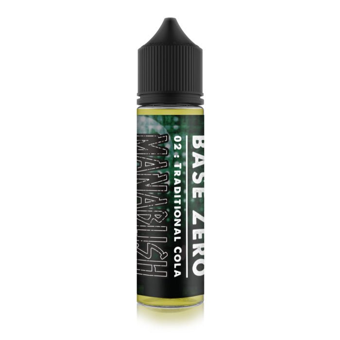 Base Zero 02 : Traditional Cola UK E-liquid - Manabush Eliquid - Tobacco E-liquid and Vape Juice