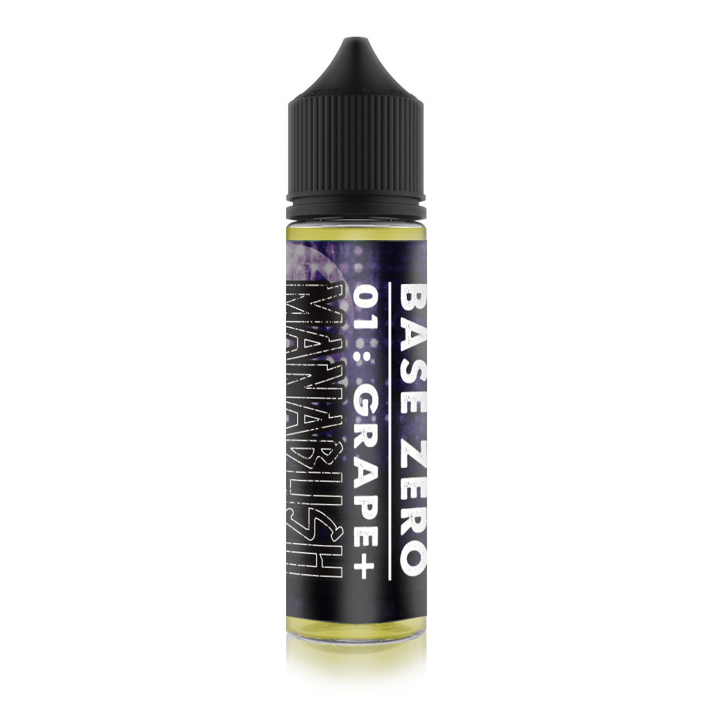 Base Zero 01 : Grape+ - Grape flavoured UK Eliquid - Manabush Eliquid - Tobacco E-liquid and Vape Juice