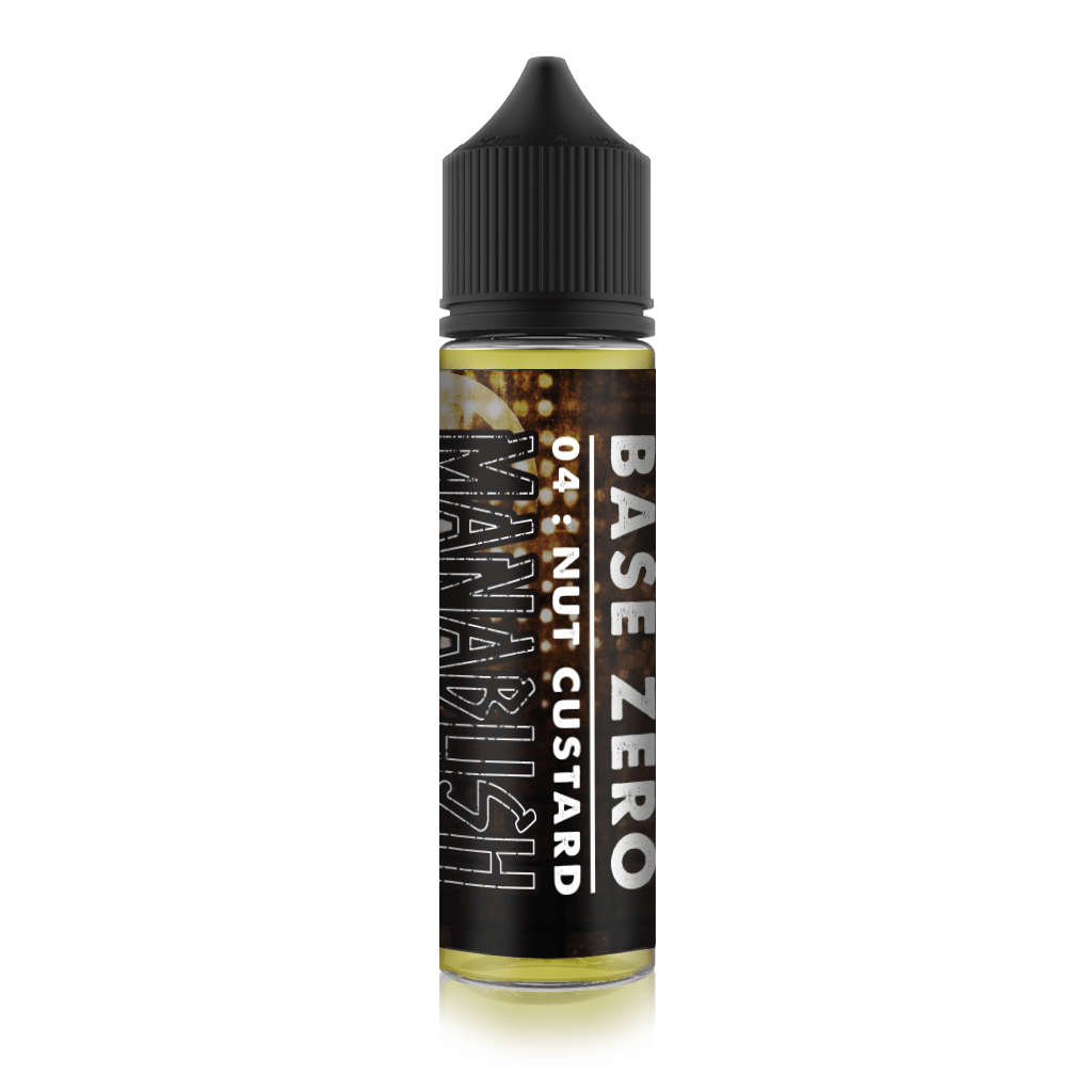 Base Zero 04 : Nut Custard - Creamy Custard, Nuts Caramel UK Eliquid - Manabush Eliquid - Tobacco E-liquid and Vape Juice