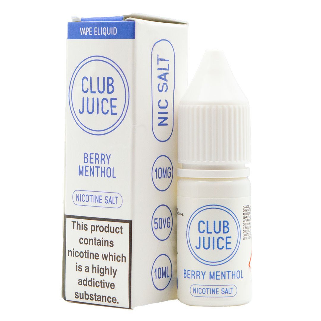 Berry Menthol 10ml Nic Salt By Club Juice - Manabush Eliquid