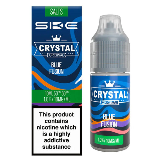 Blue Fusion 10ml Nic Salt E-liquid By SKE Crystal Bar Salts - Manabush Eliquid