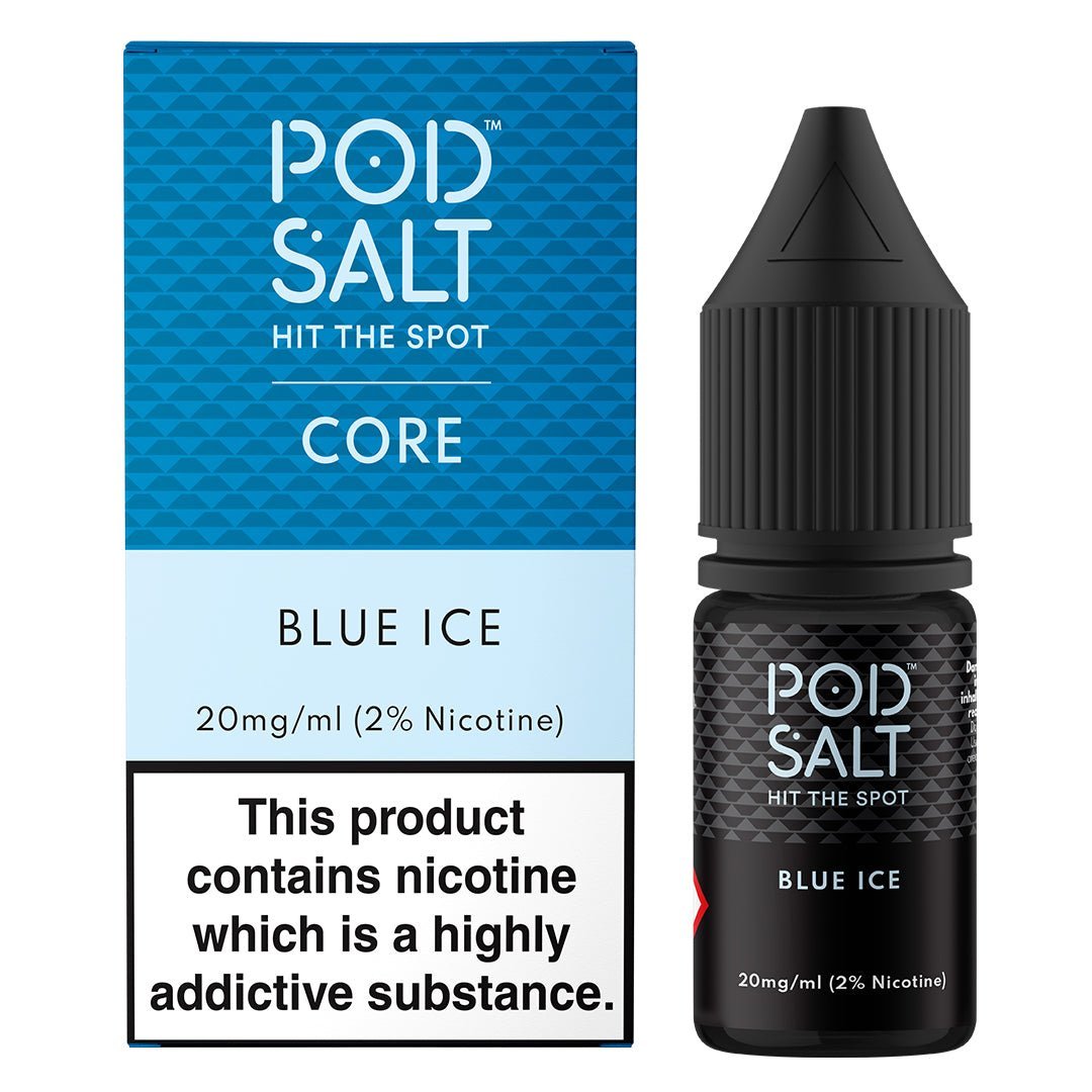 Blue Ice 10ml Nic Salt By Pod Salt - Manabush Eliquid