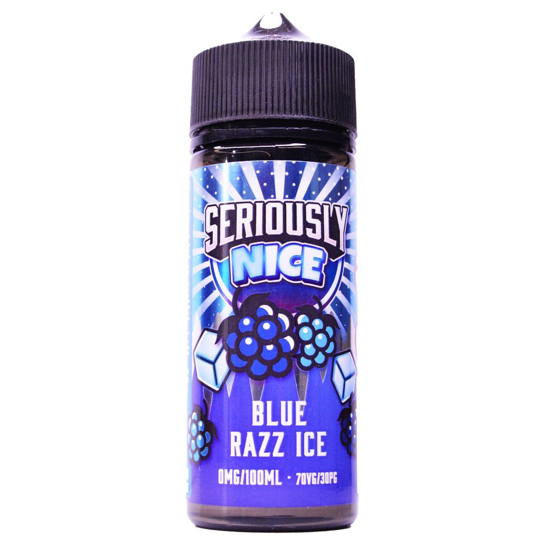 Blue Razz Ice 100ml Shortfill By Seriously Nice - Manabush Eliquid - Tobacco E-liquid and Vape Juice