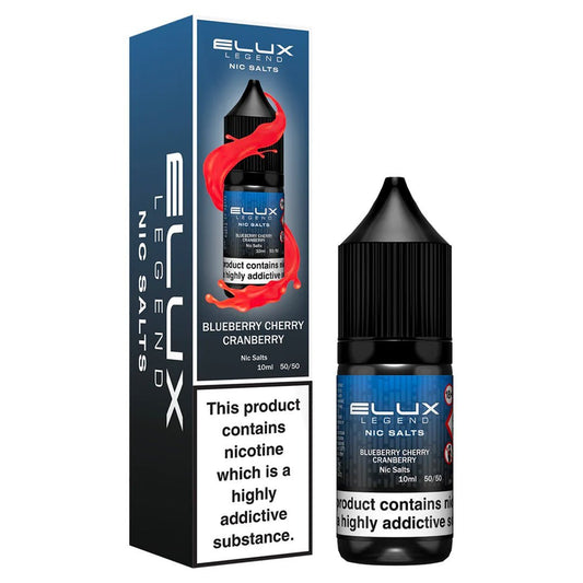 Blueberry Cherry Cranberry 10ml Nic Salt E-liquid By Elux Legend - Manabush Eliquid