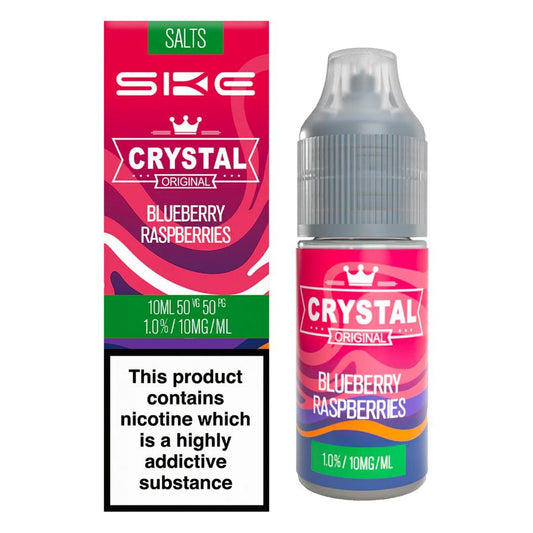 Blueberry Raspberries 10ml Nic Salt E-liquid By SKE Crystal Bar Salts - Manabush Eliquid