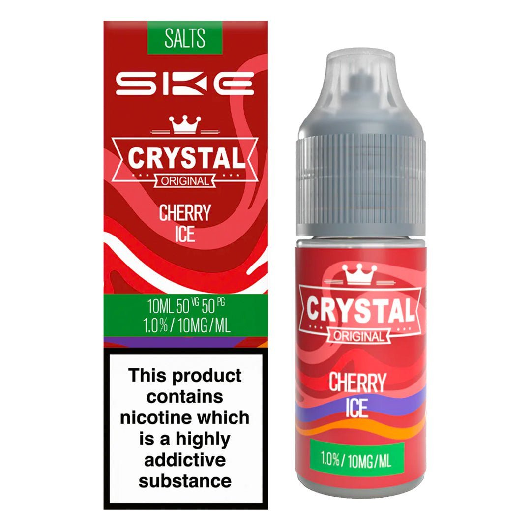 Cherry Ice 10ml Nic Salt E-liquid By SKE Crystal Bar Salts - Manabush Eliquid
