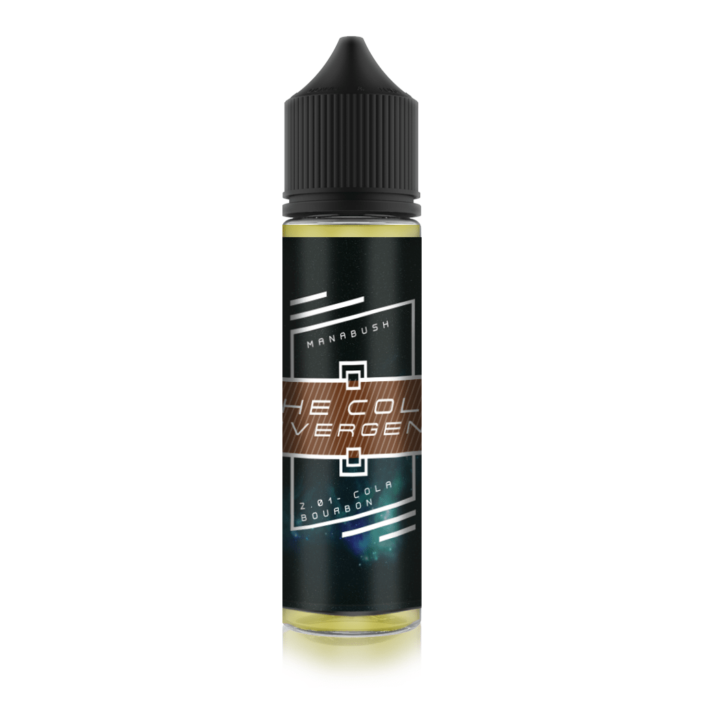 Cola Bourbon: A Unique Blend of Traditional Cola and Oak Aged Bourbon - Cola Divergent Range-2.01 - Manabush Eliquid - Tobacco E-liquid and Vape Juice