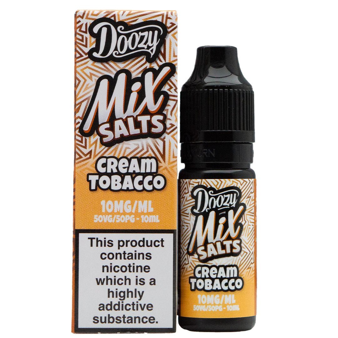 Cream Tobacco Nic Salt 10ml By Doozy Mix Salts - Manabush Eliquid