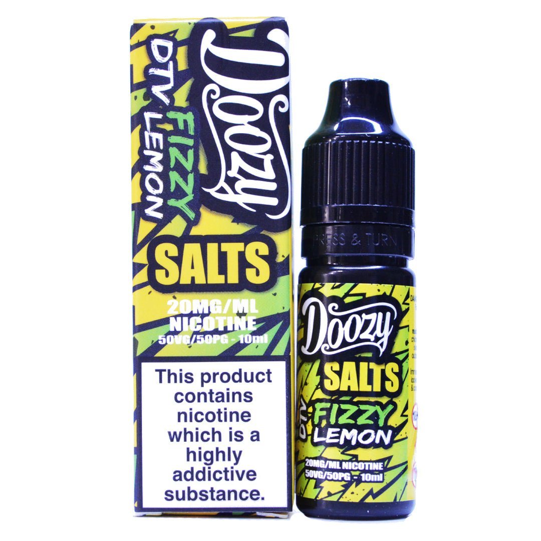 Fizzy Lemon 10ml Nic Salt By Doozy Vape Co - Manabush Eliquid - Tobacco E-liquid and Vape Juice